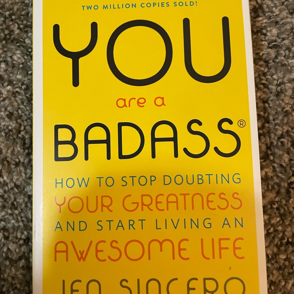 You Are a Badass by Jen Sincero - Yellow Cover